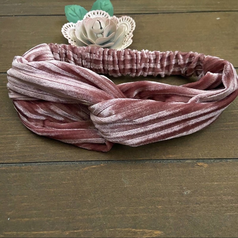 Set of 3 crushed velvet twist headbands NWOT - Picture 2 of 4